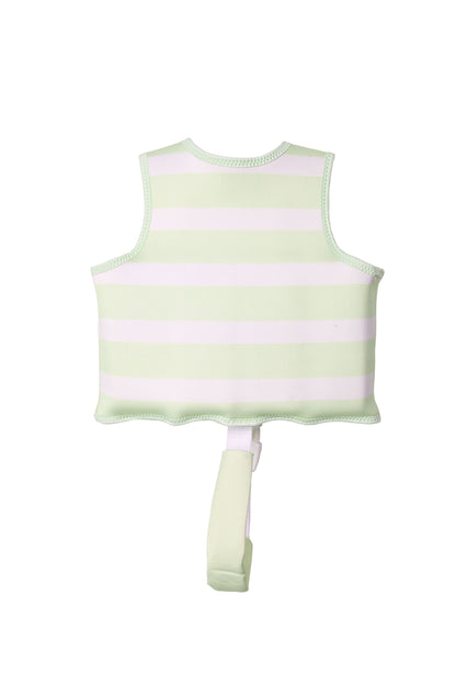 Stevie Swim Vest – Green Stripe