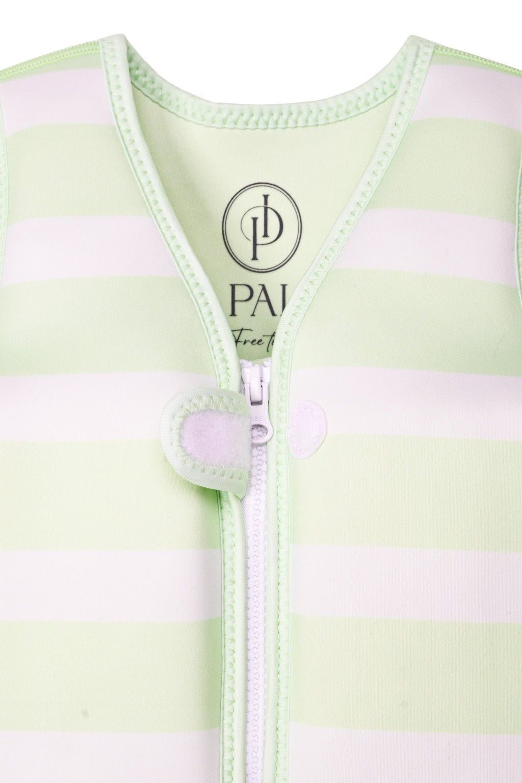 Stevie Swim Vest – Green Stripe