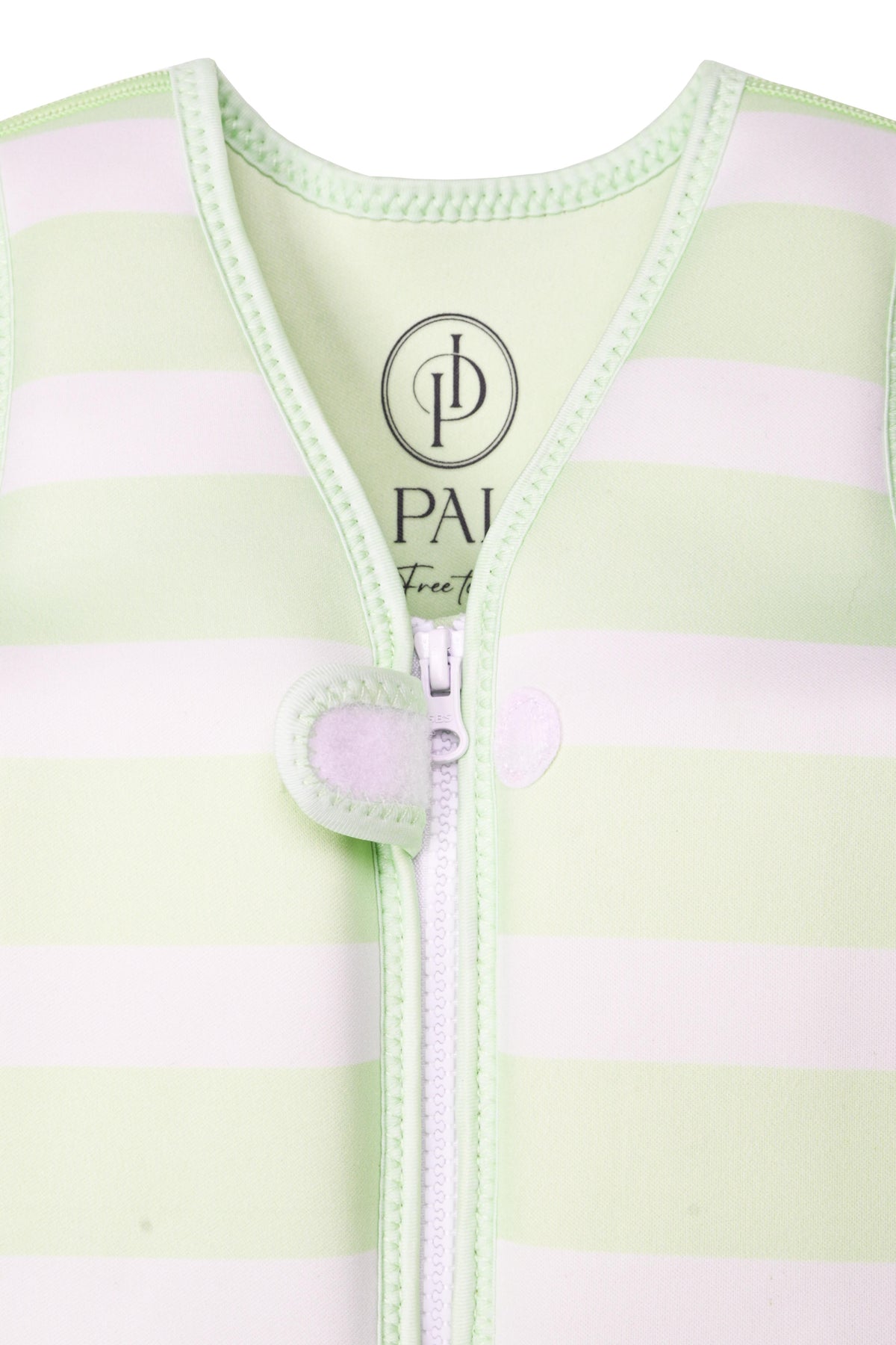 Stevie Swim Vest – Green Stripe