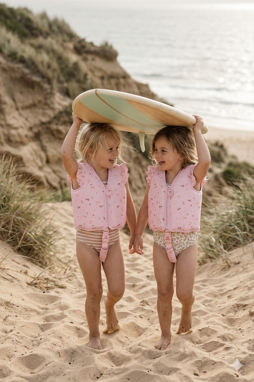 Lottie Swim Vest – Pink Floral