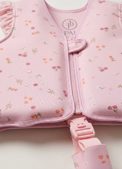 Lottie Swim Vest – Pink Floral