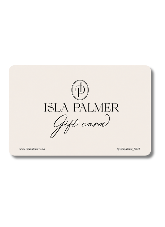 Isla Palmer Gift Card